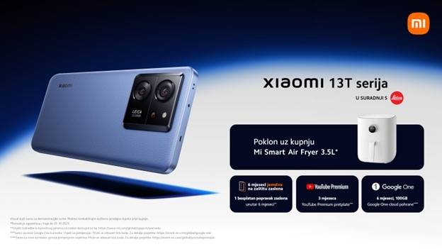 Xiaomi je predstavio novu Xiaomi 13T seriju - uz kupnju uređaja iz linije poklanjaju fritezu na vrući zrak