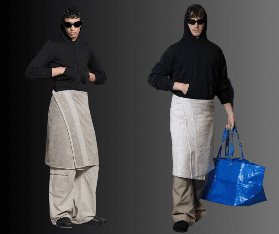 Balenciaga predstavila novu suknju koja košta skoro 1000 eura, a poznata trgovina urnebesno ih je iskopirala