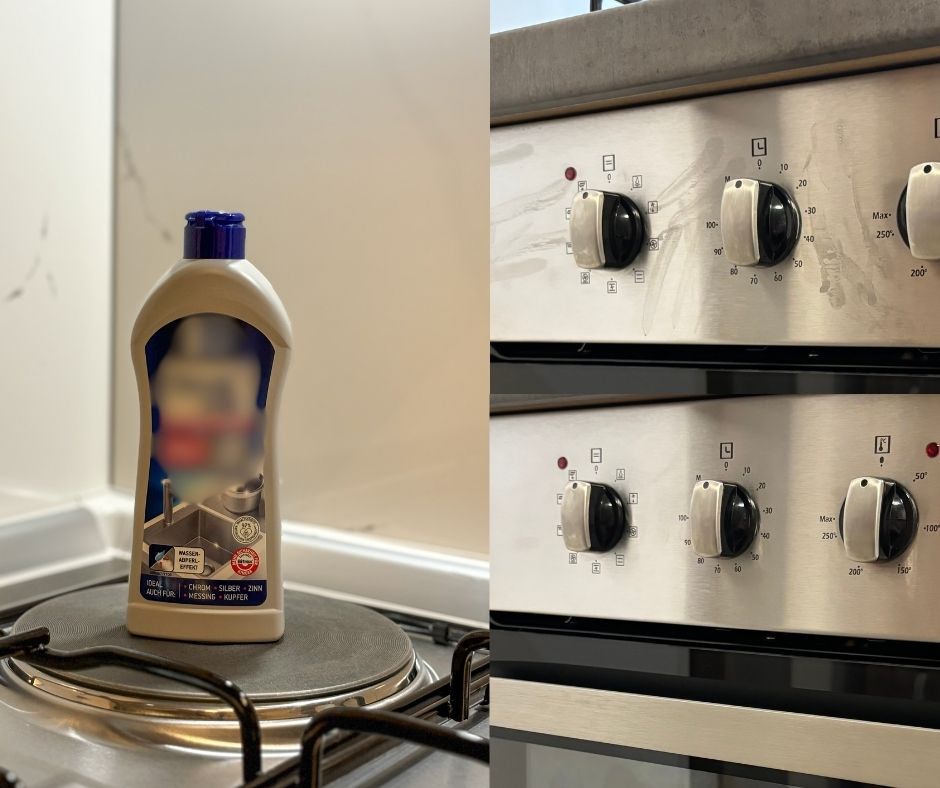 Jeftino sredstvo za čišćenje inoks površina koje mi je uklonilo i najmanje mrlje s pećnice