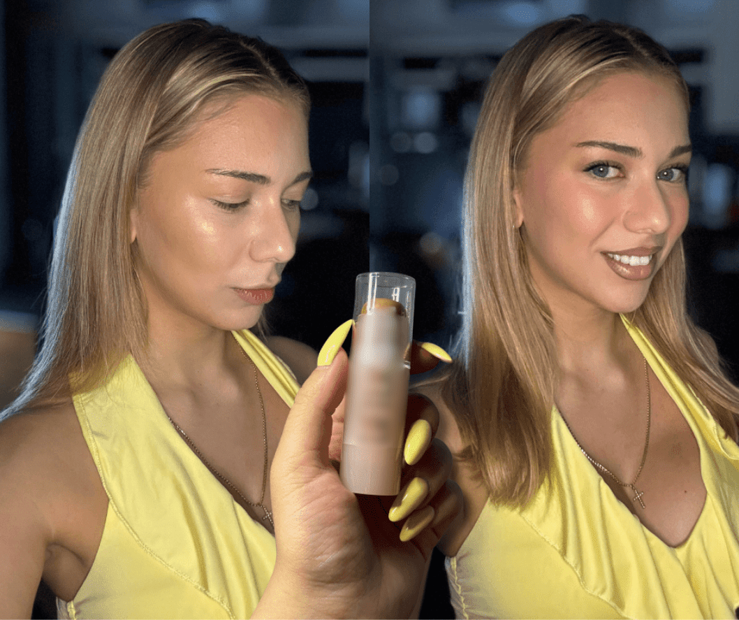 Novi stik za konturiranje iz drogerije –  uspješno je "obrisao" moj podbradak i nije mi "uprljao" lice