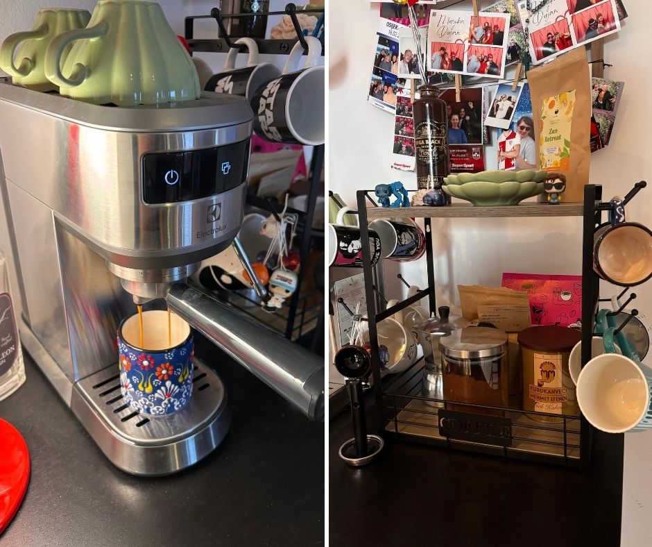 Coffee station u dnevnom boravku: kako izgleda kada ga radi netko bez DIY iskustva?