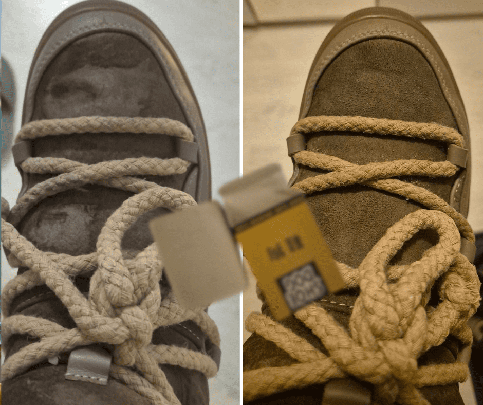 Gumica koja uklanja mrlje s Inuikii i drugih čizama od brušene kože – košta manje od 2 eura