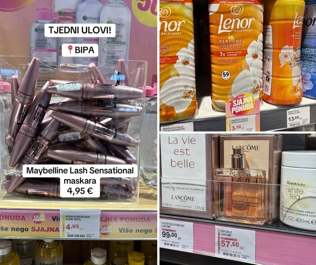 Ovog smo tjedna svratile u BIPA drogeriju i pronašli neke proizvode na odličnom popustu