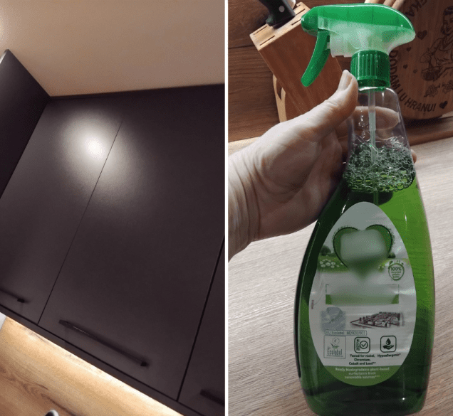 Pronašla sam odlično rješenje za čišćenje mat kuhinje: tajna je u sredstvu od 1 €