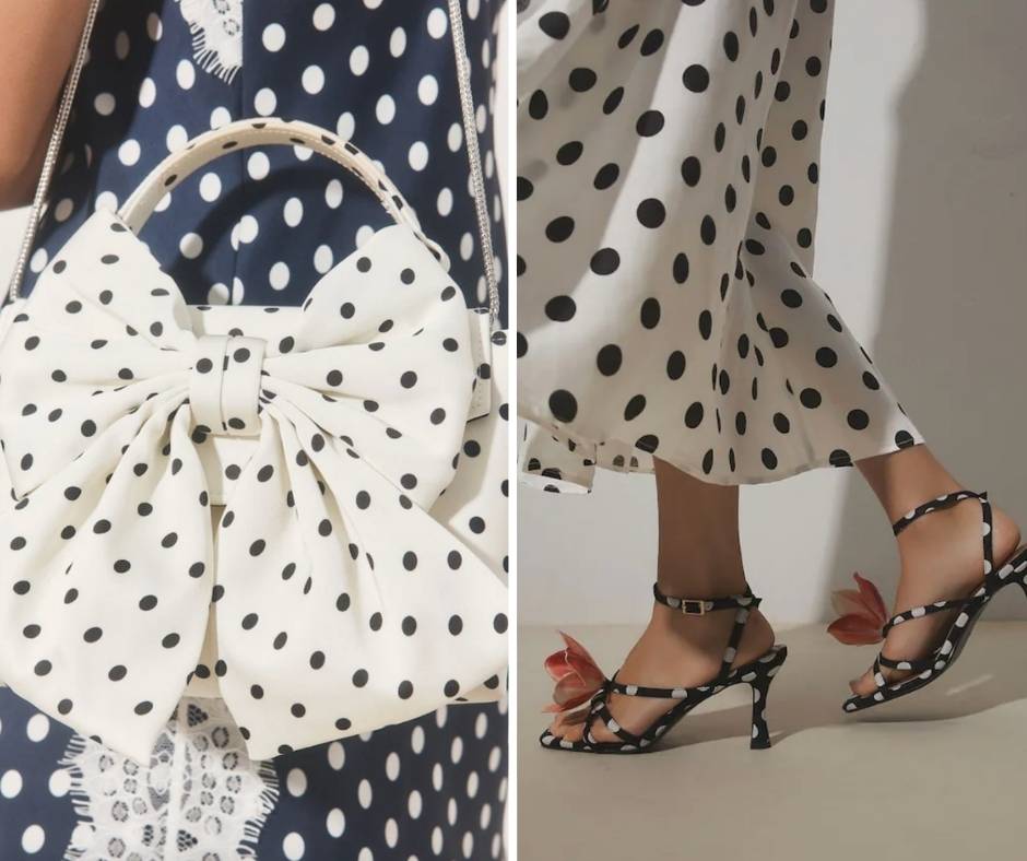 Točkice su ponovno in: pronašli smo najljepše modele obuće i torbica s ovim uzorkom