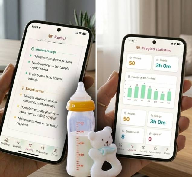 Aplikacija za mame i tate koja olakšava svakodnevicu i razumijevanje beba: za manje stresa