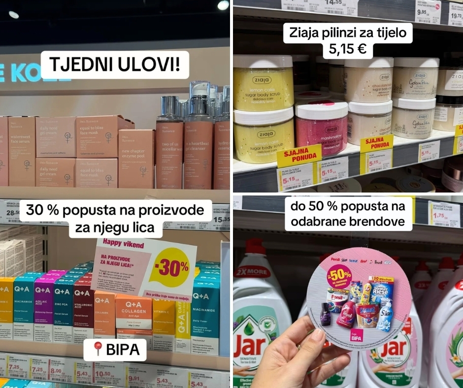 Pogledale smo ponudu u BIPA drogerijama i izdvojile što se isplati kupiti