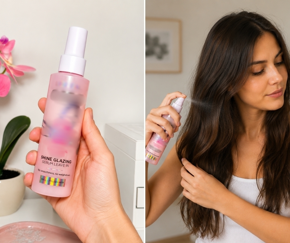 Leave-in serum za kosu s "glossy hair" efektom: kosa mi ostaje sjajna, zaglađena i njegovana