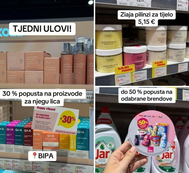 Pogledale smo ponudu u BIPA drogerijama i izdvojile što se isplati kupiti