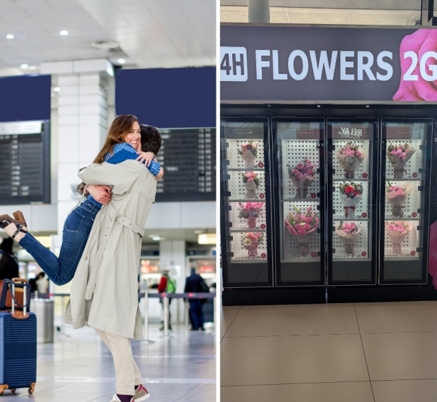 Flowers 2GO cvjetni je koncept koji na zagrebačkom aerodromu mijenja iskustvo putovanja