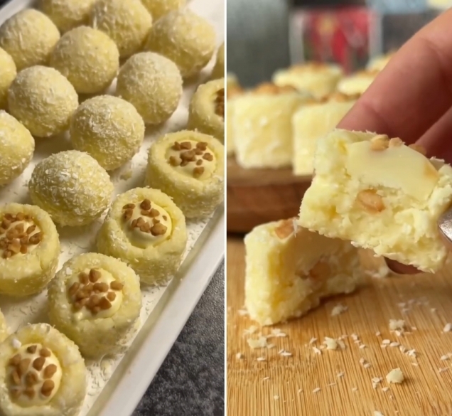 Napravila sam malo drugačiju verziju Raffaello kuglica: ovo je najjednostavniji recept