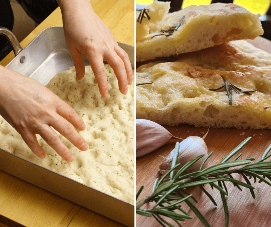 Focaccia s češnjakom i ružmarinom kod kuće: jednostavan recept za mekanu pogaču hrskave korice
