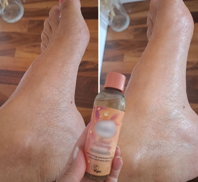 Za samo 2,30 € pronašla sam ulje i za masažu i za njegu tijela: koža je mekana, a miris predivan