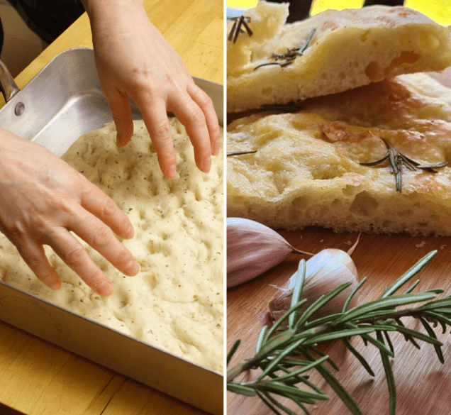 Focaccia s češnjakom i ružmarinom kod kuće: jednostavan recept za mekanu pogaču hrskave korice