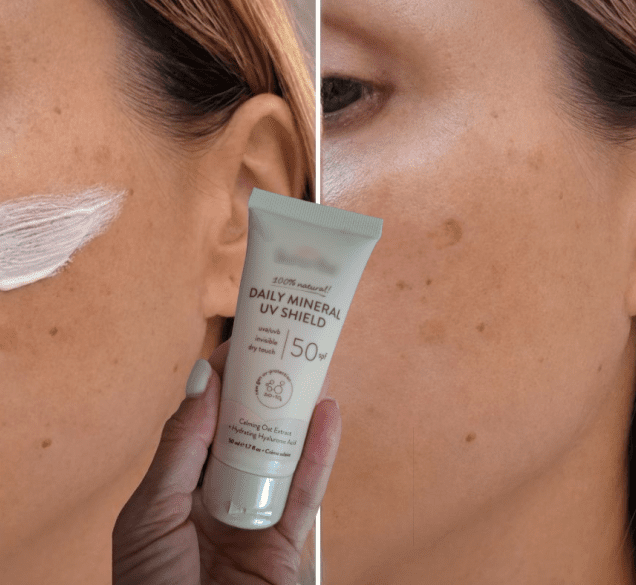 Ovaj mineralni SPF 50 ne masti mi lice i odlična je podloga za šminku: nosim ga tijekom cijele godine
