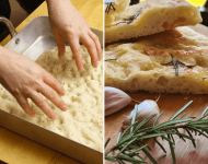 Focaccia s češnjakom i ružmarinom kod kuće: jednostavan recept za mekanu pogaču hrskave korice
