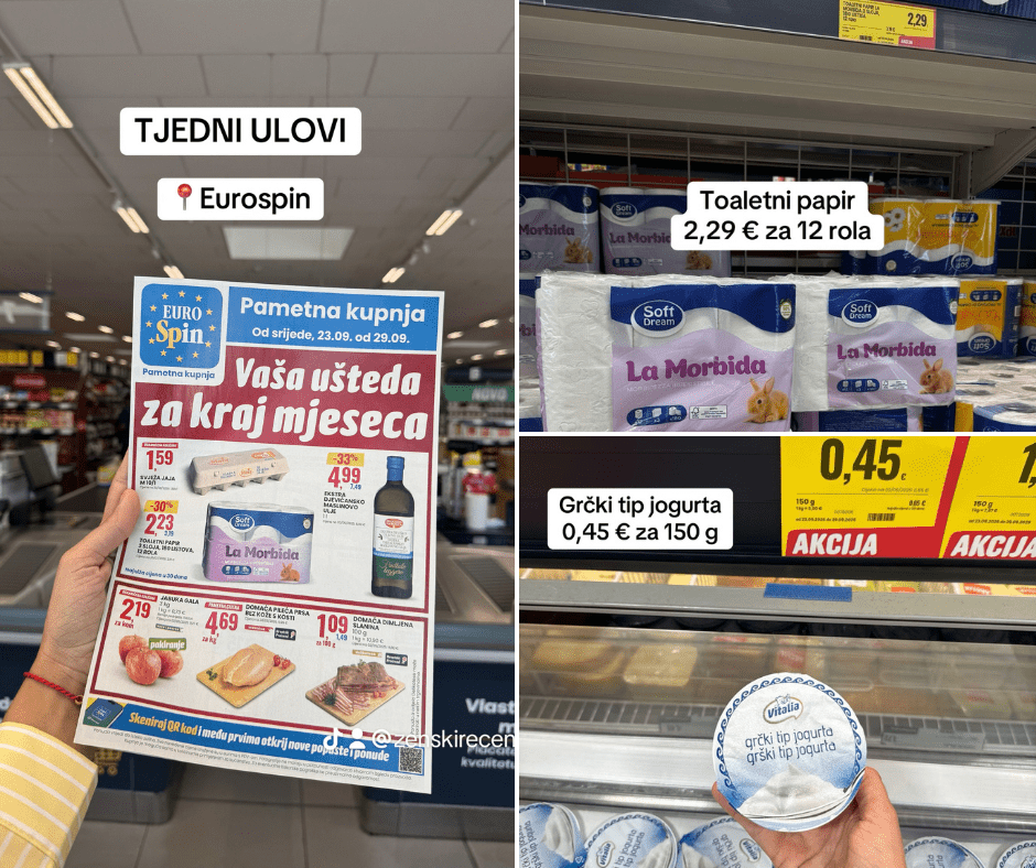 Eurospin ima nove tjedne ulove, a neke proizvode sada možete pronaći po najnižoj cijeni u 30 dana