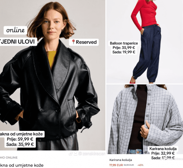 Online tjedni ulovi na Reserved web shopu: izdvojile smo modne favorite koje vrijedi pogledati